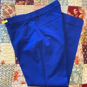 Banana Republic Royal Blue Sloan Pant Sz 10